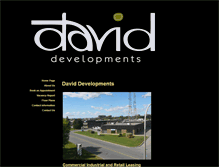 Tablet Screenshot of daviddevelopments.com
